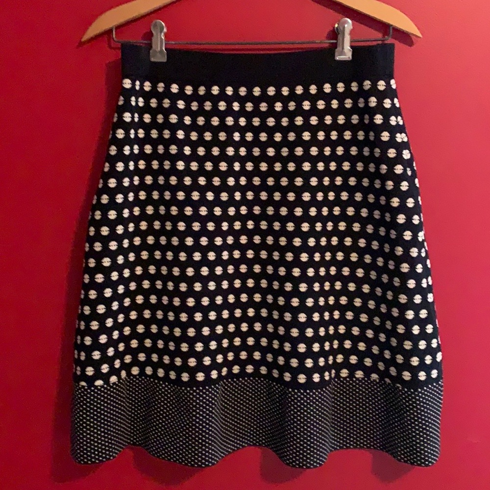 J. McLaughlin Knit Circle Skirt Sz M